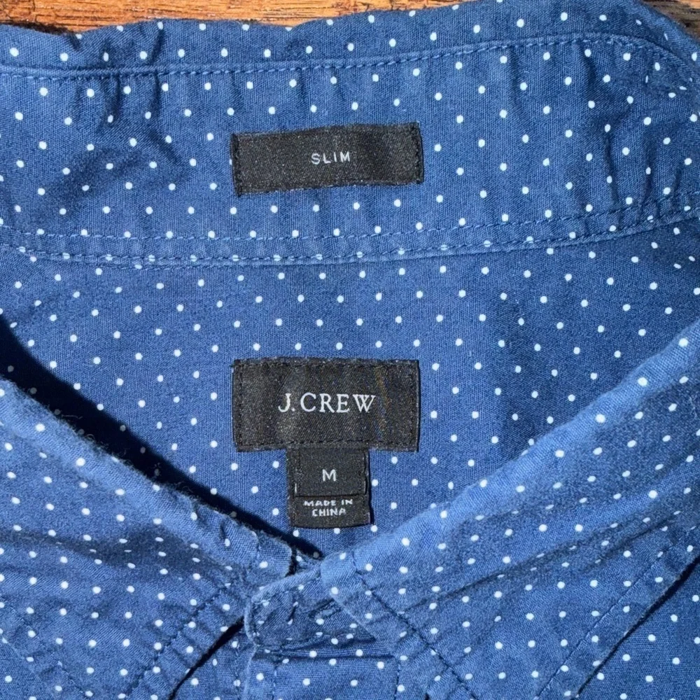 J. Crew Slim Fit Secret Wash cotton poplin shirt, Size Medium